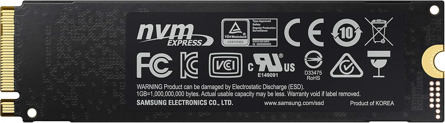 حافظه اس اس دی داخلی سامسونگ 970 EVO 500GB M.2-2280 PCIe NVMe (MZ-V7E500BW)