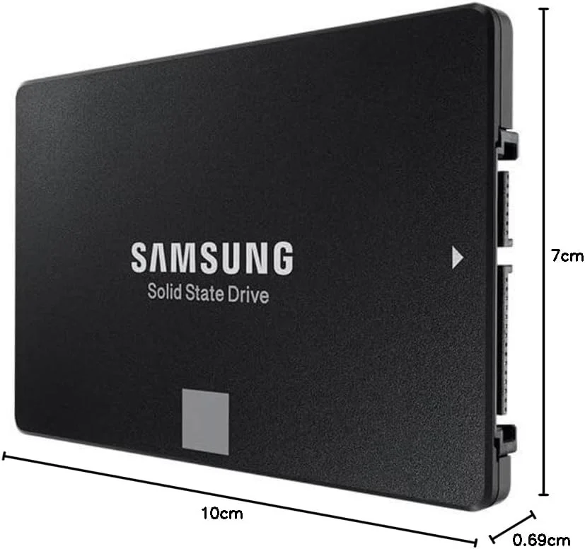 حافظه اس اس دی سامسونگ 860 EVO با ظرفیت 1000 گیگابایت، 2.5 اینچی، سری SATA III (1000GB, 2.5", Series ATA III, 550MB/s, 6GB/s)