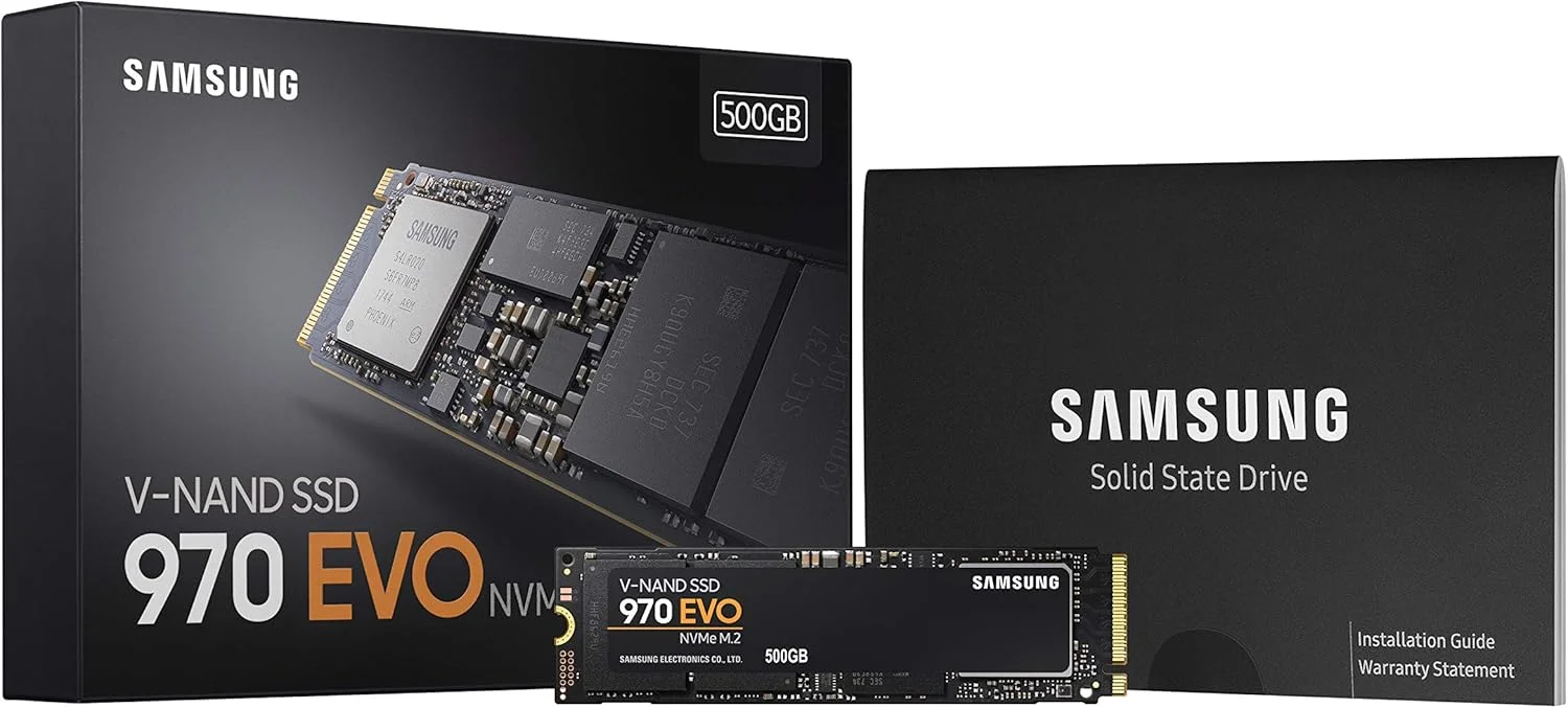 حافظه اس اس دی داخلی سامسونگ 970 EVO 500GB M.2-2280 PCIe NVMe (MZ-V7E500BW)
