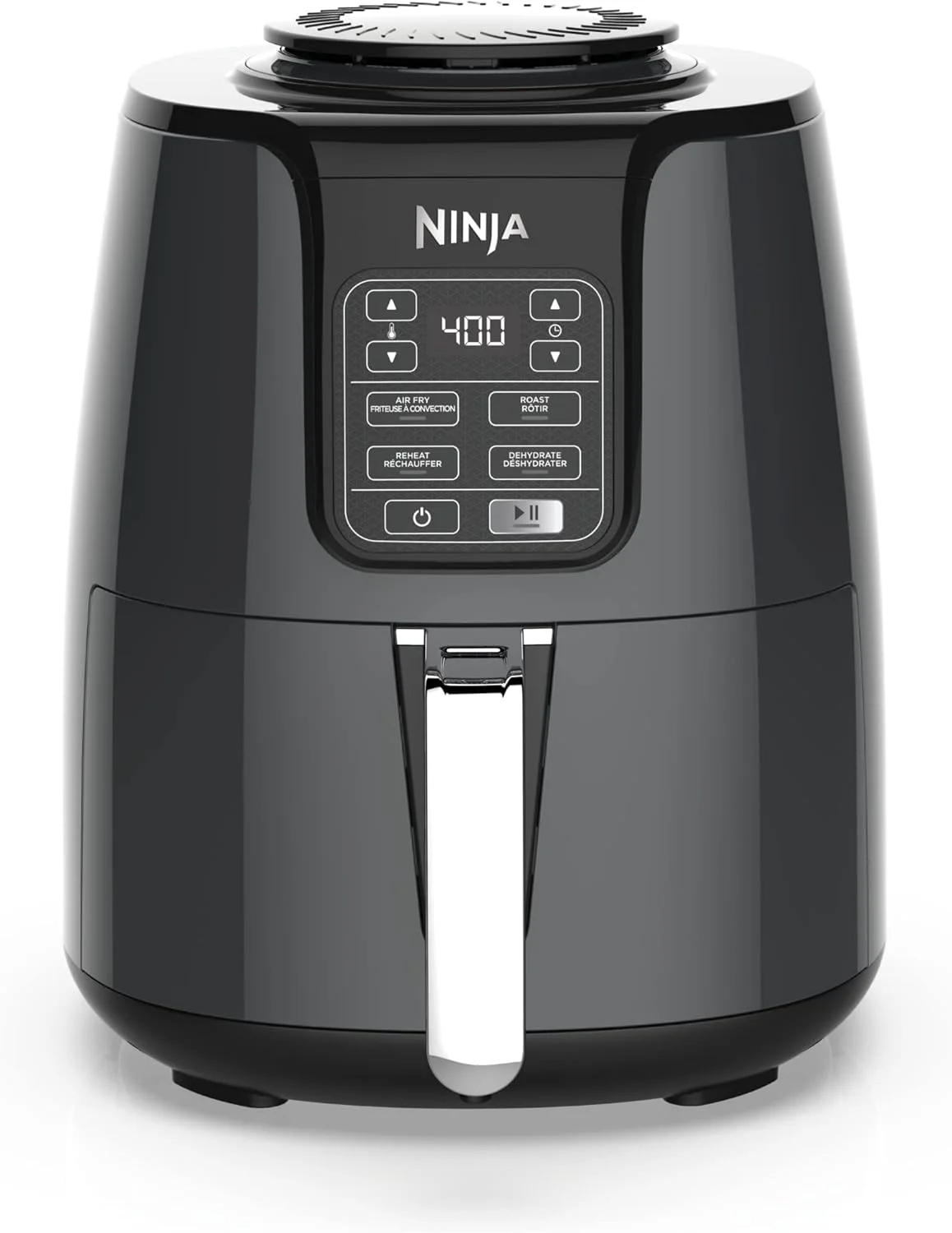 سرخ کن نینجا مدل AF100C با ظرفیت 4 لیتر، نچسب، سرخ کن بادی، برشته کردن، گرم کردن، خشک کردن، زغالی (نسخه کانادایی)