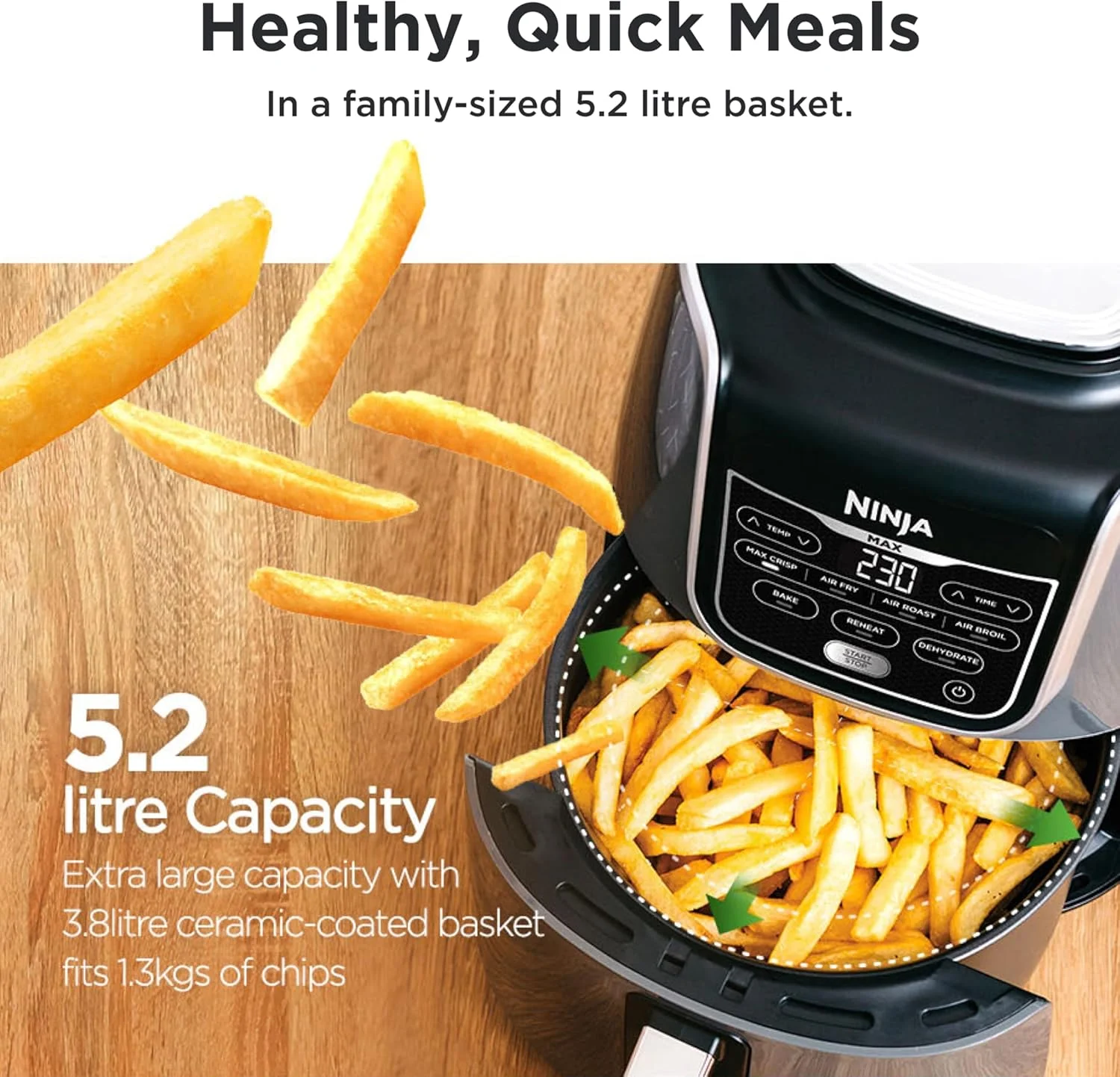 سرخ کن نینجا مدل Nutri Ninja Foodi AF160ANZ Airfryer Deluxe AF160، خاکستری