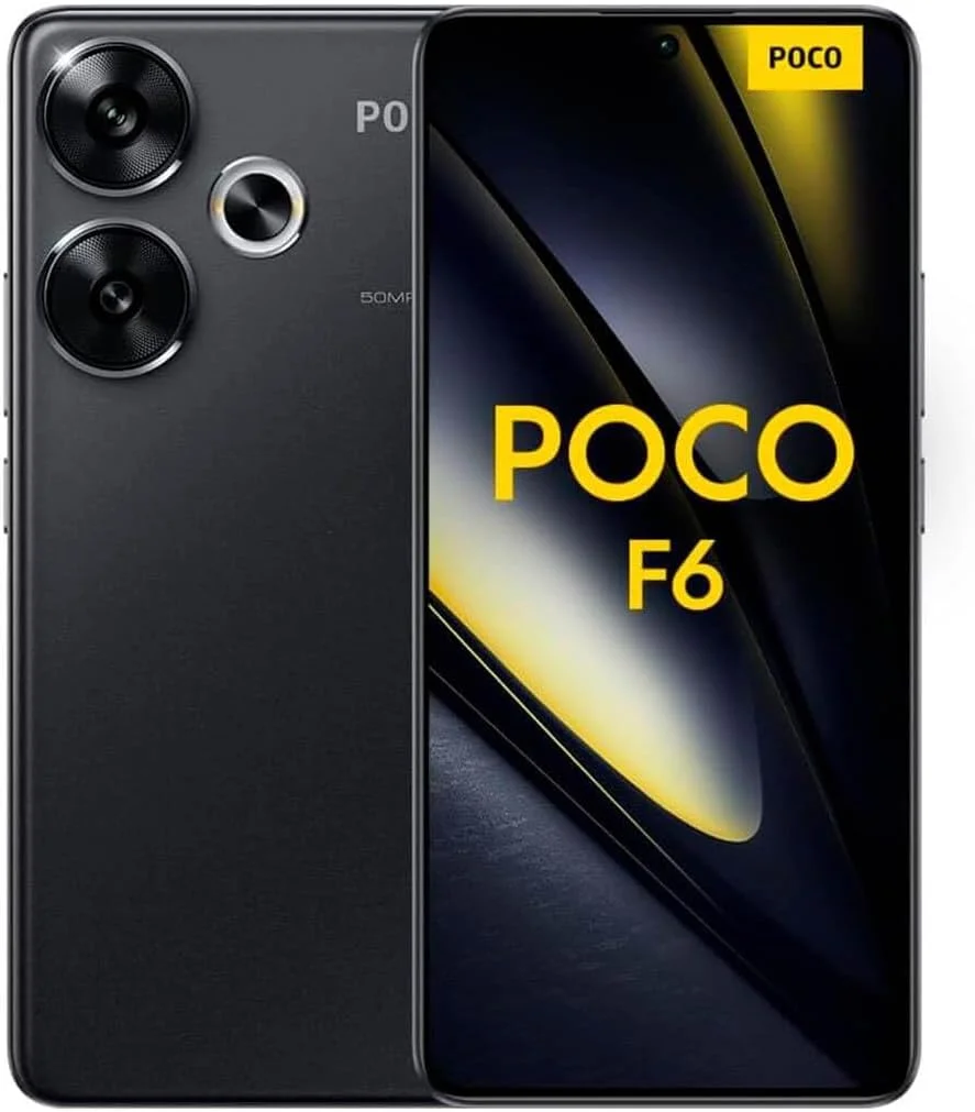 گوشی هوشمند شیائومی POCO F6 با 8 گیگابایت رم + 256 گیگابایت حافظه داخلی، باتری 5000 میلی آمپر ساعتی، صفحه نمایش 120 هرتز Flow AMOLED، شارژر توربو 90 واتی، دوربین دوگانه 50 مگاپیکسلی با OIS، مشکی