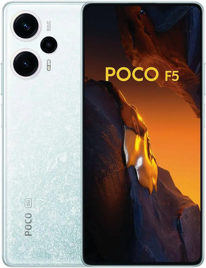 گوشی موبایل شیائومی Poco F5 دو سیم کارت 256 گیگابایت حافظه داخلی + 12 گیگابایت رم (فقط GSM | بدون CDMA) نسخه بین المللی آنلاک فکتوری 5G (سفید) گوشی موبایل شیائومی Poco F5 دو سیم کارت 256 گیگابایت حافظه داخلی + 12 گیگابایت رم (فقط GSM | بدون CDMA) نسخه بین المللی آنلاک فکتوری 5G (سفید)