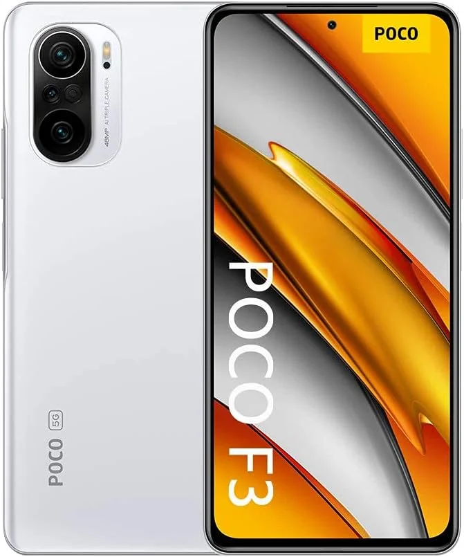 گوشی موبایل شیائومی Poco F3 دو سیم کارت صفحه نمایش آمولد سفید قطبی 6 گیگابایت رم 128 گیگابایت 5G LTE