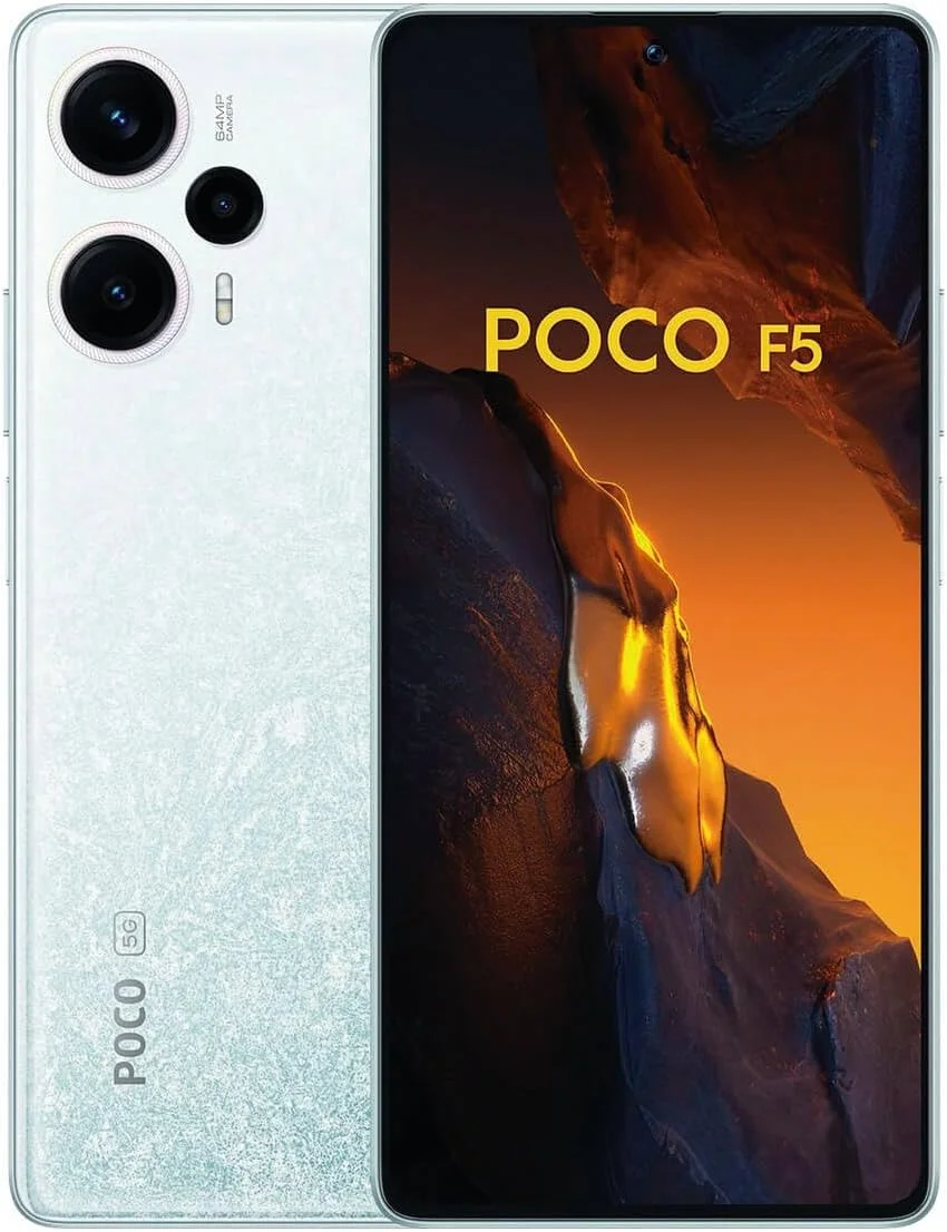 گوشی موبایل شیائومی Poco F5 دو سیم کارت 256 گیگابایت حافظه داخلی + 8 گیگابایت رم (فقط GSM | بدون CDMA) نسخه بین المللی آنلاک فکتوری 5G (سفید)