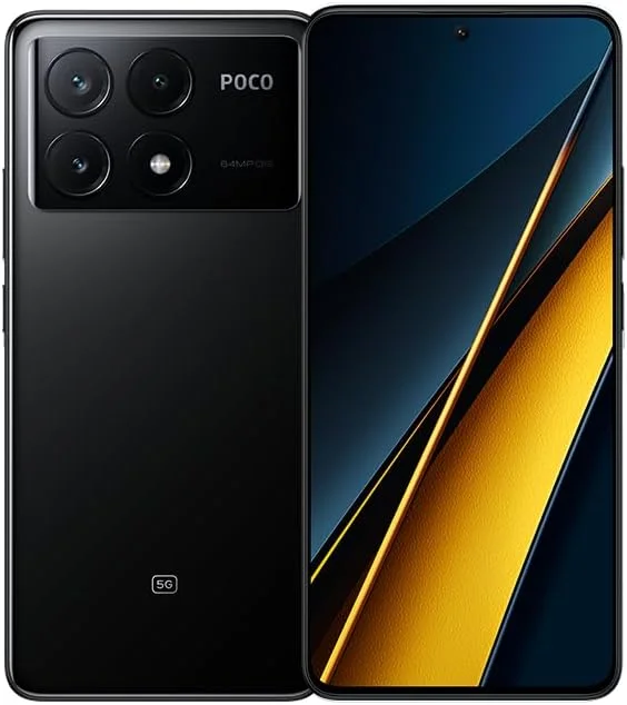 گوشی موبایل شیائومی POCO X6 Pro دو سیم کارت مشکی 12 گیگابایت رم 512 گیگابایت 5G