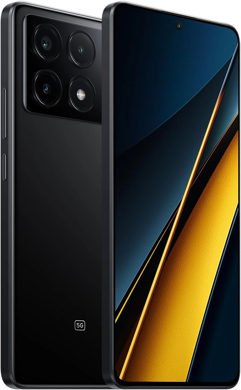 گوشی موبایل شیائومی POCO X6 Pro دو سیم کارت مشکی 12 گیگابایت رم 512 گیگابایت 5G گوشی موبایل شیائومی POCO X6 Pro دو سیم کارت مشکی 12 گیگابایت رم 512 گیگابایت 5G