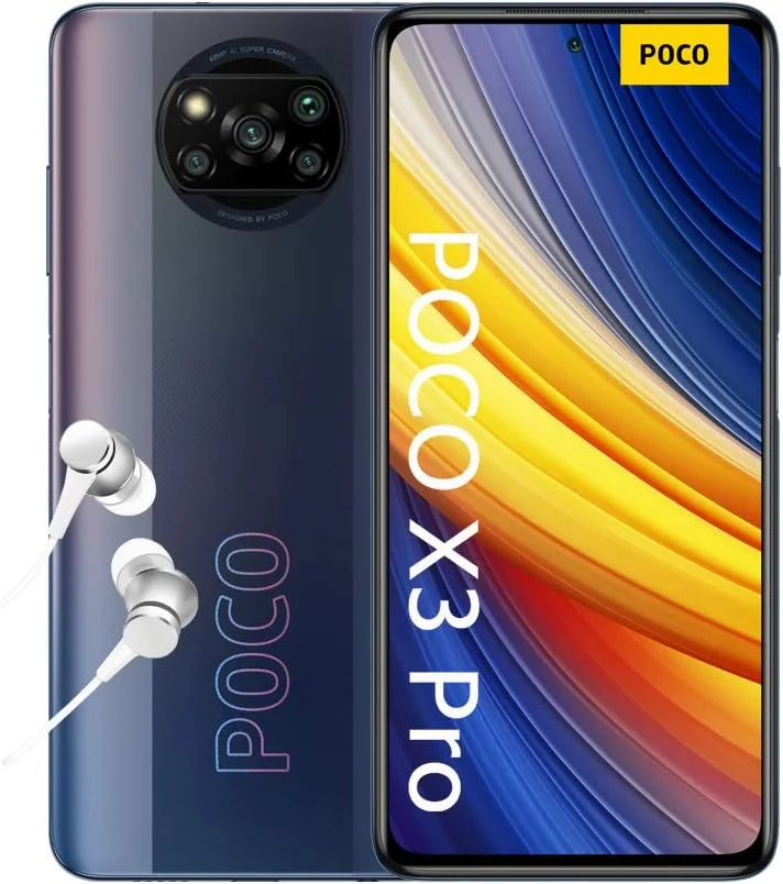 گوشی موبایل شیائومی POCO X3 Pro - حافظه 256 گیگابایت + 8 گیگابایت رم، صفحه نمایش 6.67 اینچی 120 هرتز FHD+ DotDisplay، پردازنده Snapdragon 860، دوربین چهارگانه 48 مگاپیکسلی، باتری 5160 میلی آمپر، مشکی فانتوم (نسخه انگلستان + 2 سال گارانتی)