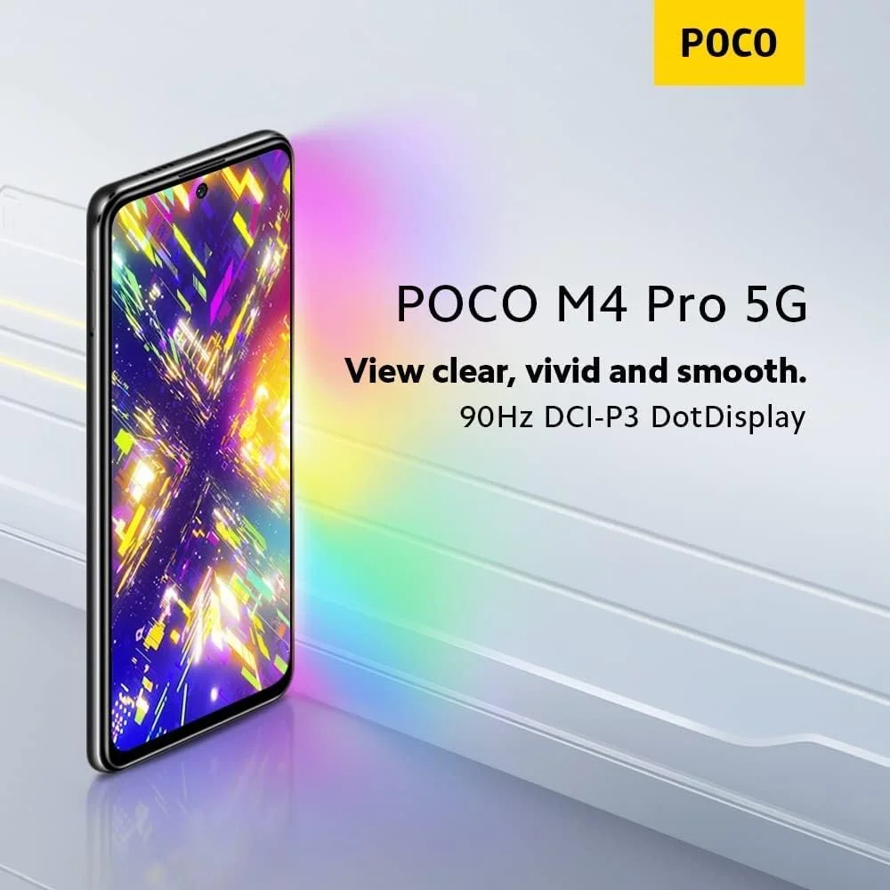 گوشی موبایل شیائومی POCO M4 Pro زرد رنگ با 4 گیگابایت رم و 64 گیگابایت حافظه داخلی | دوربین اصلی 50 مگاپیکسل، صفحه نمایش 6.6 اینچی، باتری 5000 میلی آمپر ساعتی - نسخه جهانی 5G گوشی موبایل شیائومی POCO M4 Pro زرد رنگ با 4 گیگابایت رم و 64 گیگابایت حافظه داخلی | دوربین اصلی 50 مگاپیکسل، صفحه نمایش 6.6 اینچی، باتری 5000 میلی آمپر ساعتی - نسخه جهانی 5G