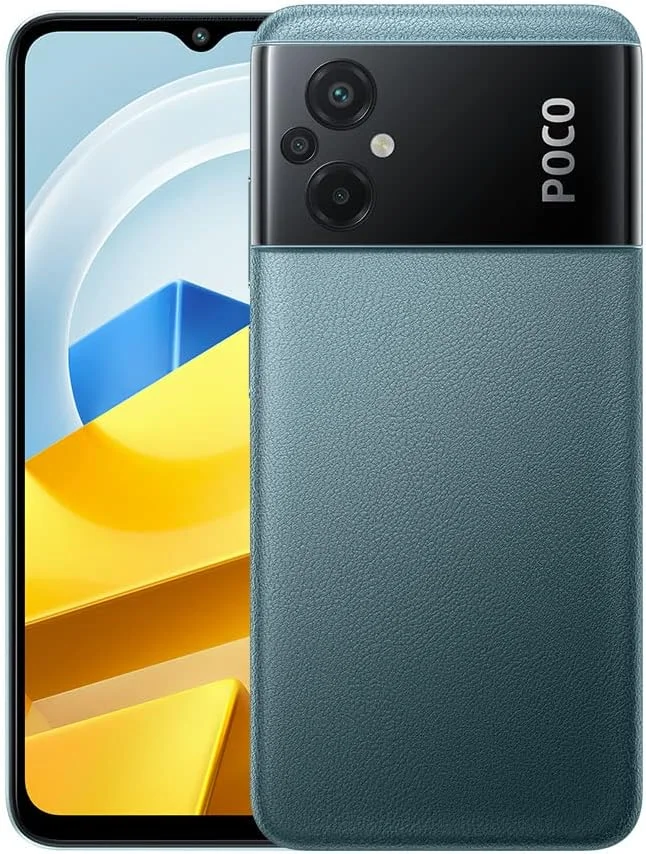 گوشی موبایل شیائومی POCO M5 با نمایشگر 90 هرتز 6.58 اینچی FHD+ DotDrop دو سیم کارت سبز 6 گیگابایت رم 128 گیگابایت 4G