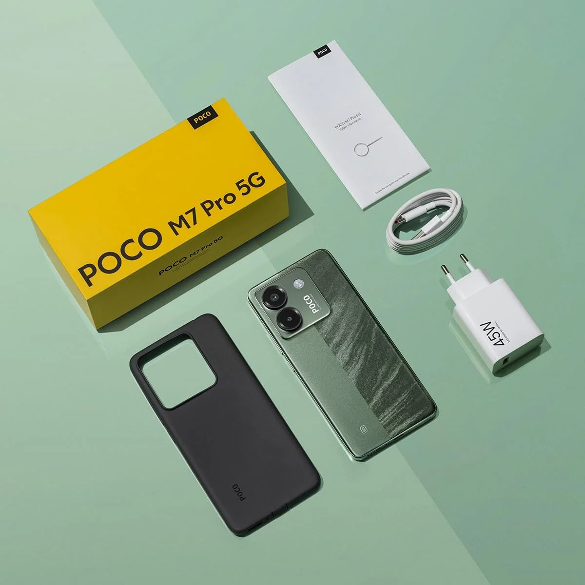 گوشی موبایل POCO M7 Pro 5G سبز رنگ با 12 گیگابایت رم و 256 گیگابایت حافظه داخلی گوشی موبایل POCO M7 Pro 5G سبز رنگ با 12 گیگابایت رم و 256 گیگابایت حافظه داخلی