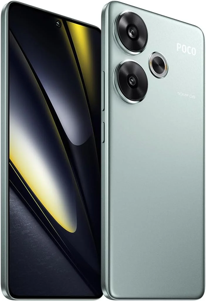گوشی موبایل شیائومی POCO F6 5G، سبز (8 گیگابایت رم + 256 گیگابایت حافظه داخلی) | Snapdragon 8s Gen 3 | صفحه نمایش 6.67 اینچی AMOLED 120 هرتز | دوربین سه گانه با OIS 50+8 مگاپیکسل، دوربین جلو 20 مگاپیکسل گوشی موبایل شیائومی POCO F6 5G، سبز (8 گیگابایت رم + 256 گیگابایت حافظه داخلی) | Snapdragon 8s Gen 3 | صفحه نمایش 6.67 اینچی AMOLED 120 هرتز | دوربین سه گانه با OIS 50+8 مگاپیکسل، دوربین جلو 20 مگاپیکسل