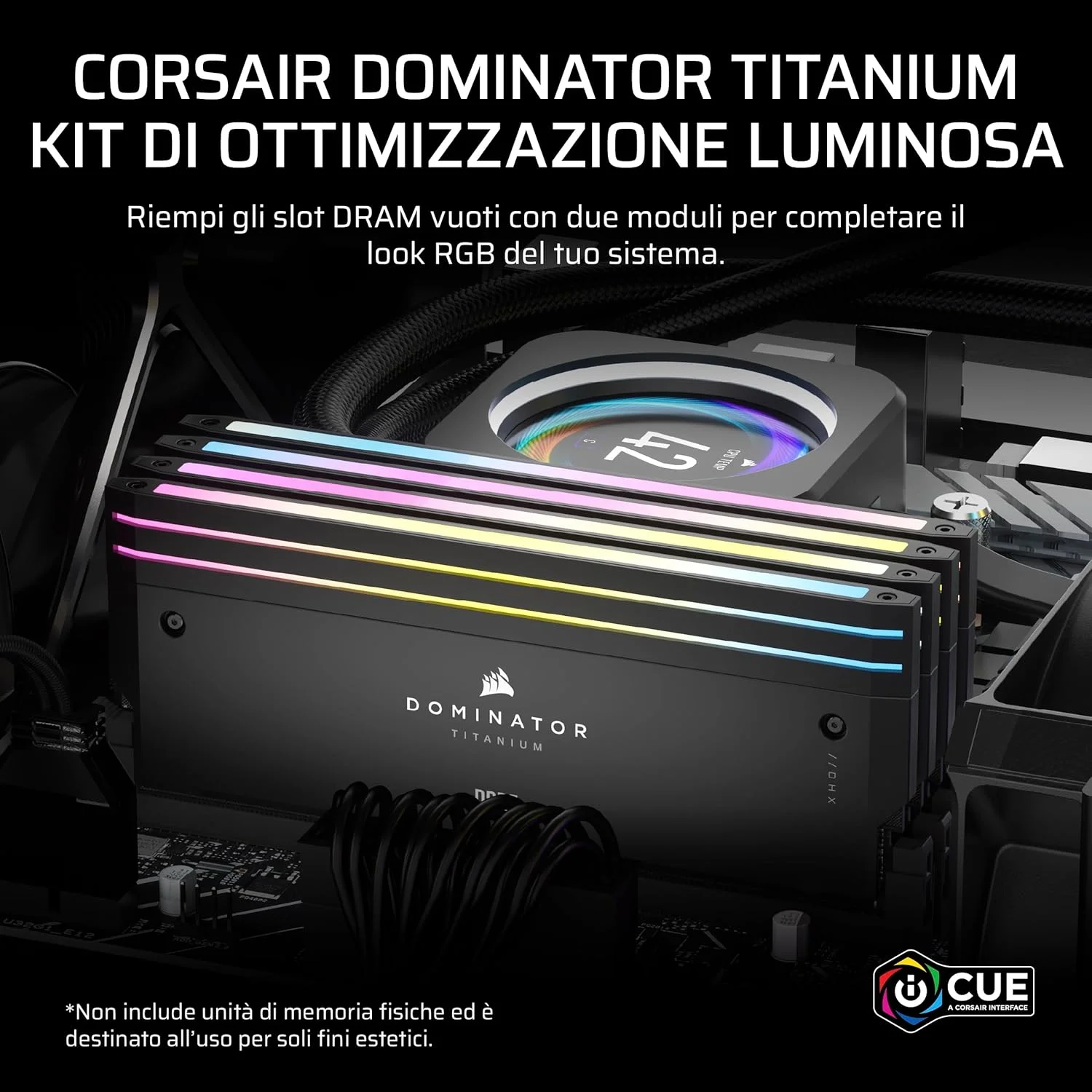 کیت ارتقاء نور CORSAIR DOMINATOR TITANIUM DDR5 RGB - 2 عدد ماژول - 0 گیگابایت رم - سازگار با CORSAIR iCUE - مشکی کیت ارتقاء نور CORSAIR DOMINATOR TITANIUM DDR5 RGB - 2 عدد ماژول - 0 گیگابایت رم - سازگار با CORSAIR iCUE - مشکی