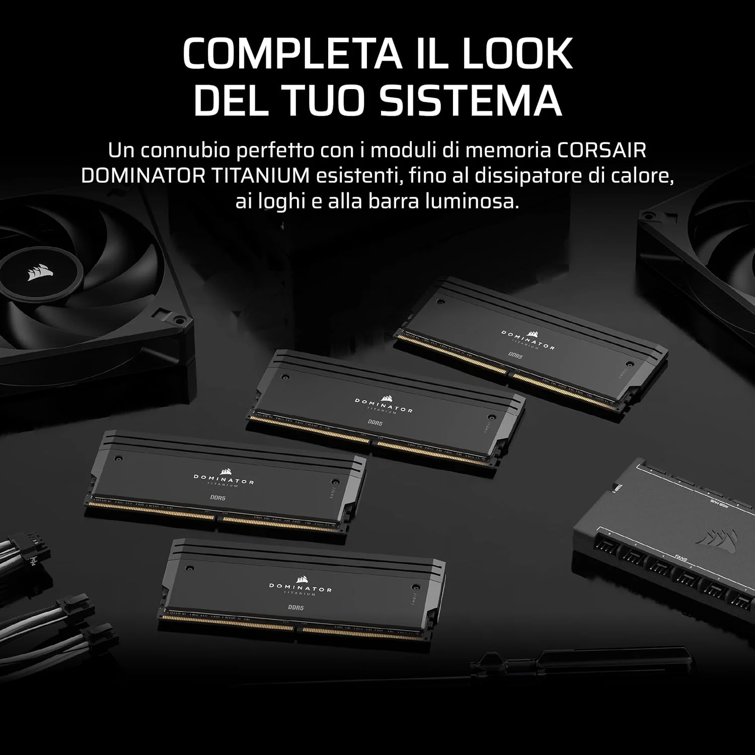 کیت ارتقاء نور CORSAIR DOMINATOR TITANIUM DDR5 RGB - 2 عدد ماژول - 0 گیگابایت رم - سازگار با CORSAIR iCUE - مشکی کیت ارتقاء نور CORSAIR DOMINATOR TITANIUM DDR5 RGB - 2 عدد ماژول - 0 گیگابایت رم - سازگار با CORSAIR iCUE - مشکی
