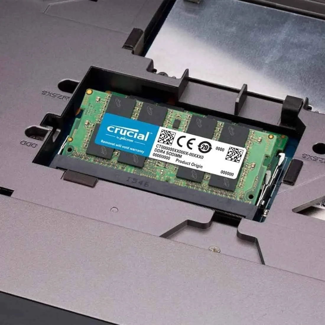 رم لپ تاپ کروشیال Basics با ظرفیت 4 گیگابایت DDR4 2666MT/s CL19 SODIMM 260-pin 1.2V رم لپ تاپ کروشیال Basics با ظرفیت 4 گیگابایت DDR4 2666MT/s CL19 SODIMM 260-pin 1.2V