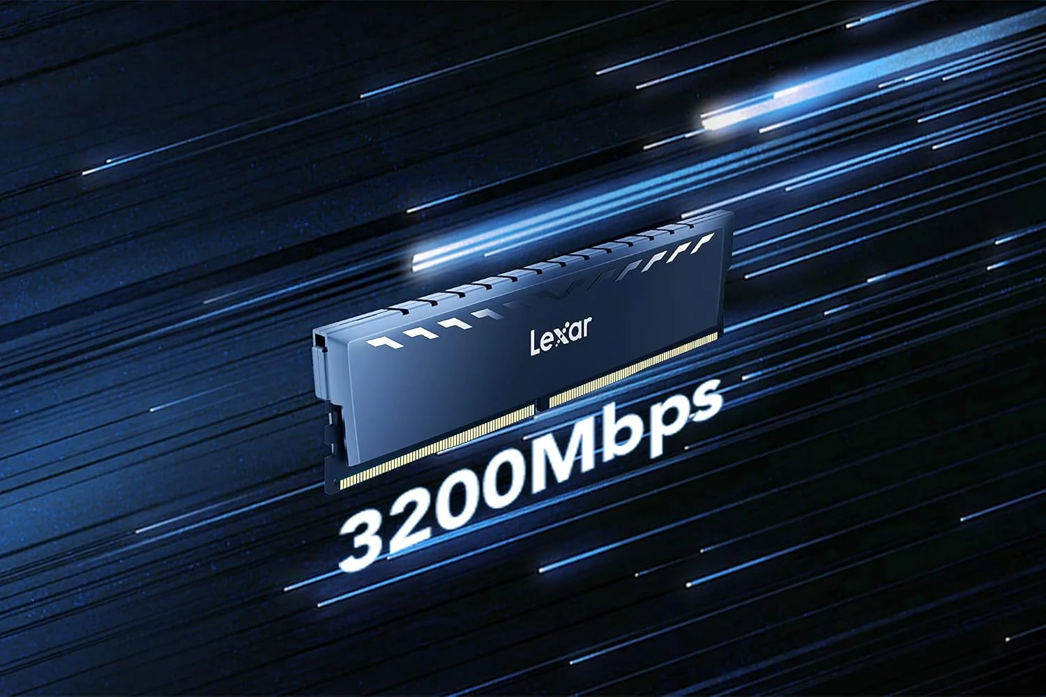 کیت رم 16 گیگابایتی Lexar THOR DDR4 (دو عدد 8 گیگابایتی) 3200 مگاهرتز، حافظه دسکتاپ UDIMM با 288 پین DRAM، حافظه کامپیوتر با عملکرد بالا XMP 2.0، CL16-18-18-38، 1.35 ولت (LD4BU008G-R3200GDXG)