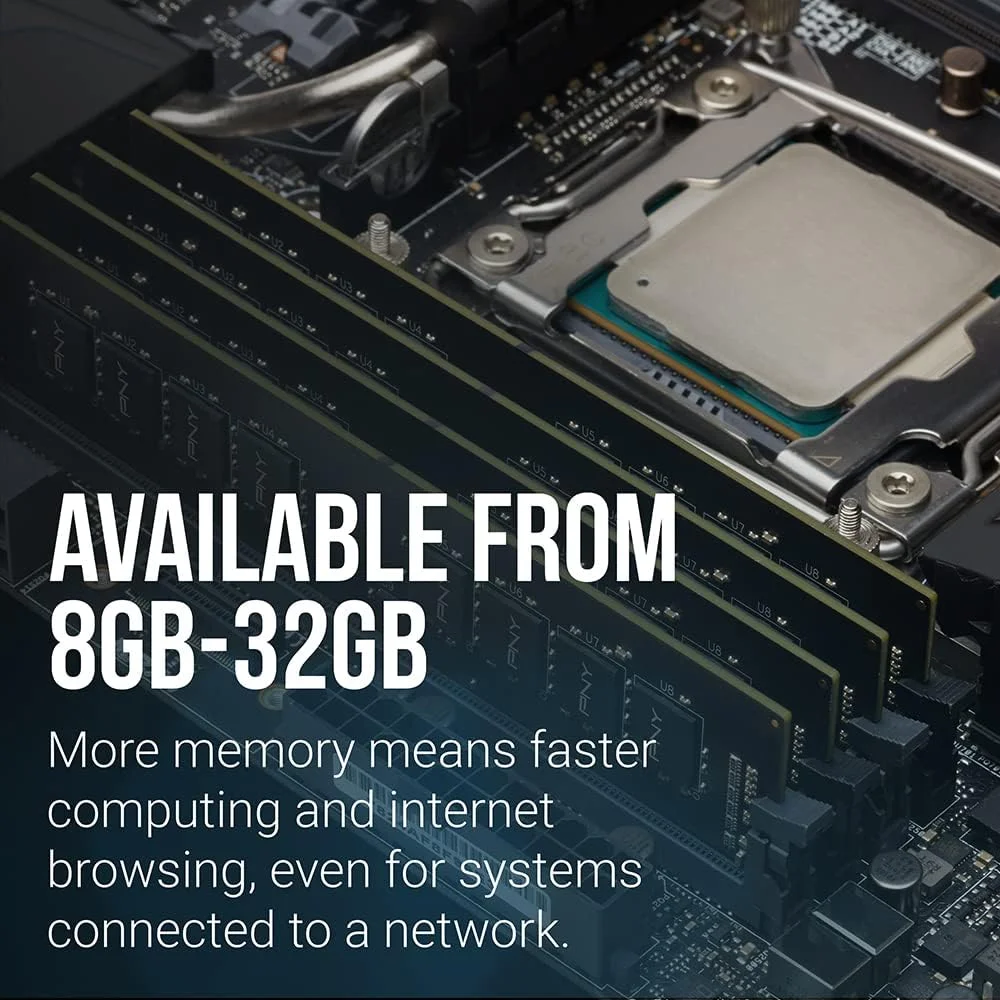 رم دسکتاپ PNY با ظرفیت 16 گیگابایت، عملکرد DDR4 3200MHz (MD16GSD43200-TB) رم دسکتاپ PNY با ظرفیت 16 گیگابایت، عملکرد DDR4 3200MHz (MD16GSD43200-TB)