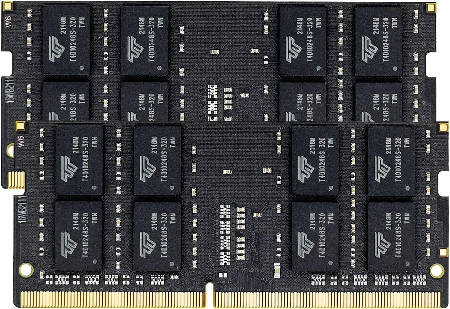 کیت 32 گیگابایتی (2x16 گیگابایت) Timetec DDR4 3200MHz (یا 2933MHz یا 2666MHz) PC4-25600 Non-ECC Unbuffered 1.2V CL22 2Rx8 Dual Rank 260 Pin SODIMM رم لپ تاپ نوت بوک PC کامپیوتر ماژول ارتقا حافظه