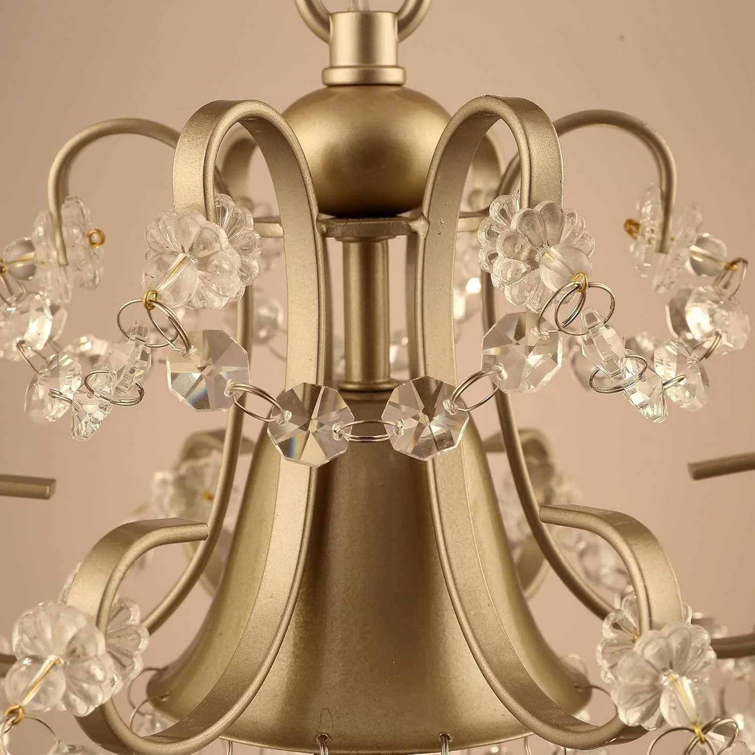 لوسترهای مینی کریستالی Garwarm، لوستر کریستالی آویز شفاف K9 لوکس، چراغ آویز کوچک، مناسب برای راهرو، ورودی، اتاق غذاخوری، دفتر، ایوان، سرسرا، کمد