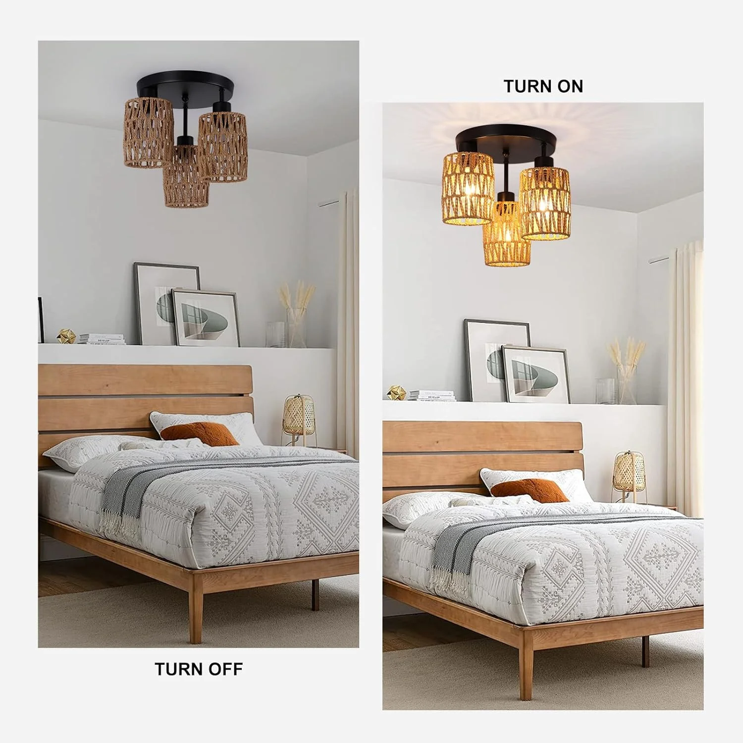 چراغ آویز سقفی حصیری Garwarm، چراغ سقفی بوهو 3 لامپه با آباژور حصیری، لوستر وینتیج بامبو، چراغ آویز روستیک اتاق نشیمن، چراغ سبدی مشکی برای اتاق خواب، آشپزخانه، راهرو 30 سانتی متر چراغ آویز سقفی حصیری Garwarm، چراغ سقفی بوهو 3 لامپه با آباژور حصیری، لوستر وینتیج بامبو، چراغ آویز روستیک اتاق نشیمن، چراغ سبدی مشکی برای اتاق خواب، آشپزخانه، راهرو 30 سانتی متر
