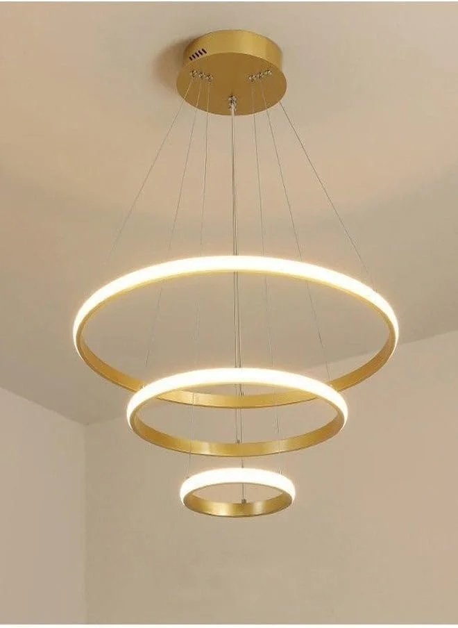 لوستر آویز مدرن C&C Home، حلقههای LED، لوستر آویز سقفی دایرهای، چراغ آویز با ارتفاع قابل تنظیم، نورپردازی LED کم مصرف، پرداخت فلزی شیک و ایدهآل لوستر آویز مدرن C&C Home، حلقههای LED، لوستر آویز سقفی دایرهای، چراغ آویز با ارتفاع قابل تنظیم، نورپردازی LED کم مصرف، پرداخت فلزی شیک و ایدهآل