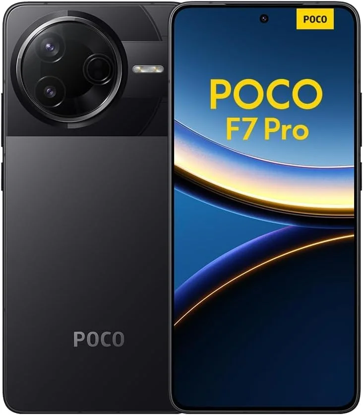 گوشی موبایل POCO F7 Pro مشکی با 12 گیگابایت رم و 512 گیگابایت حافظه داخلی