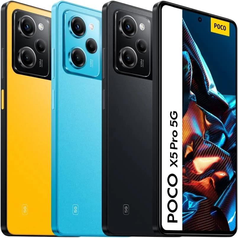 گوشی موبایل شیائومی Poco X5 Pro دو سیم کارت 128 گیگابایت رام + 6 گیگابایت رم (فقط GSM | بدون CDMA) نسخه بین المللی - آنلاک فکتوری 5G - (مشکی) گوشی موبایل شیائومی Poco X5 Pro دو سیم کارت 128 گیگابایت رام + 6 گیگابایت رم (فقط GSM | بدون CDMA) نسخه بین المللی - آنلاک فکتوری 5G - (مشکی)