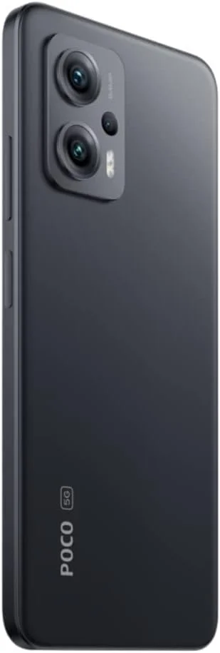 گوشی موبایل شیائومی POCO X4 GT 5G مشکی با 8 گیگابایت رم، 256 گیگابایت حافظه، نمایشگر 6.6 اینچی 144 هرتز DynamicSwitch DotDisplay، پردازنده پرچمدار MediaTek Dimensity 8100، دوربین سه گانه 64 مگاپیکسلی با وضوح بالا، شارژ توربو 67 واتی
