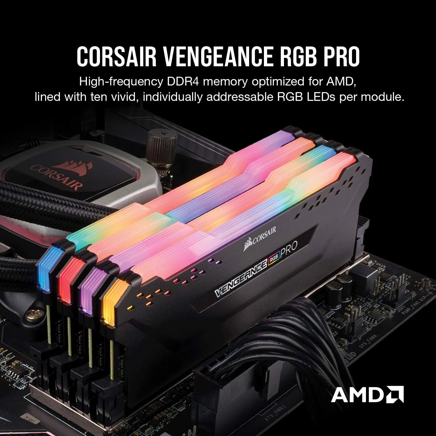 کیت حافظه رم کرسیر Vengeance RGB PRO DDR4 32GB 2933MHz CL16 (2x16GB) XMP