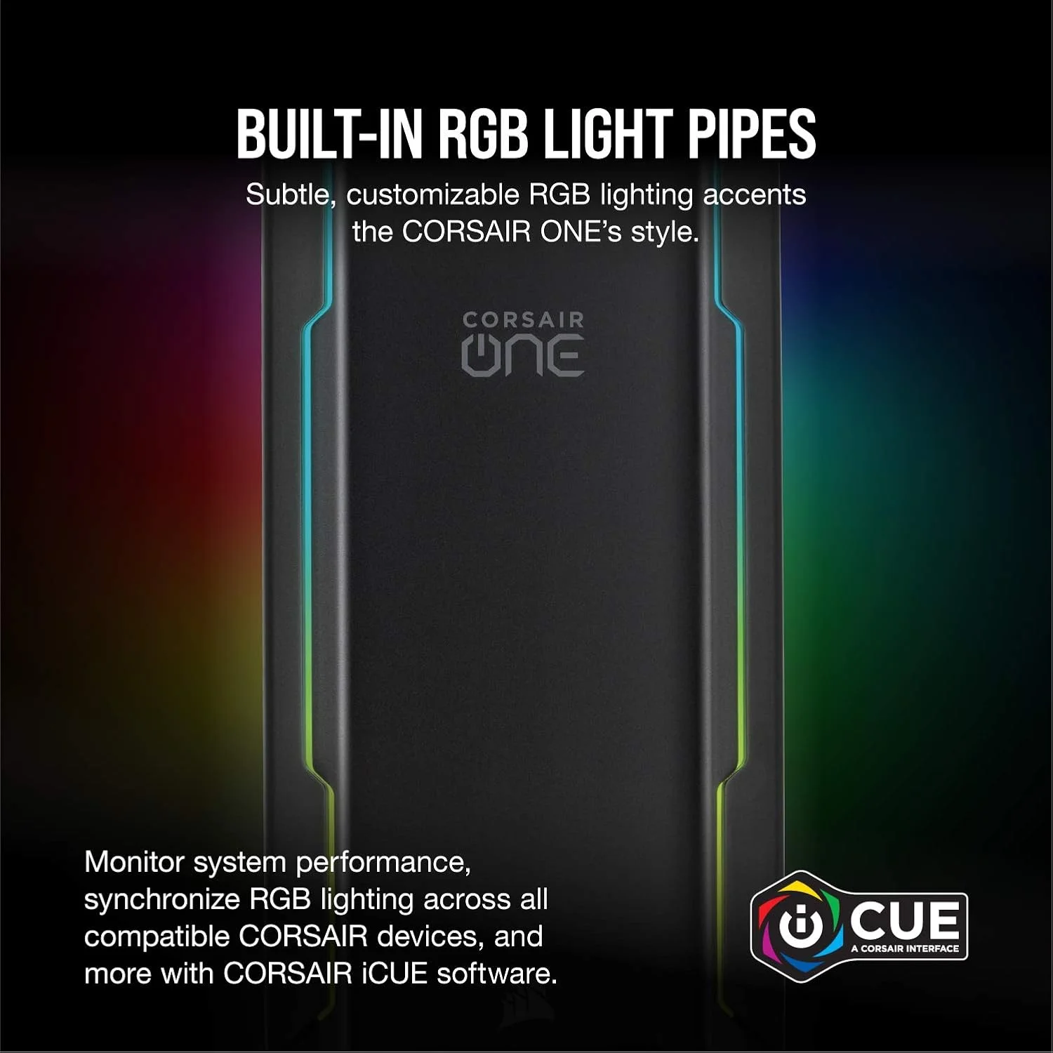 کامپیوتر رومیزی گیمینگ کامپکت CORSAIR ONE i140 با پردازنده i9-9900K - رم 32 گیگابایتی CS-9020003-NA