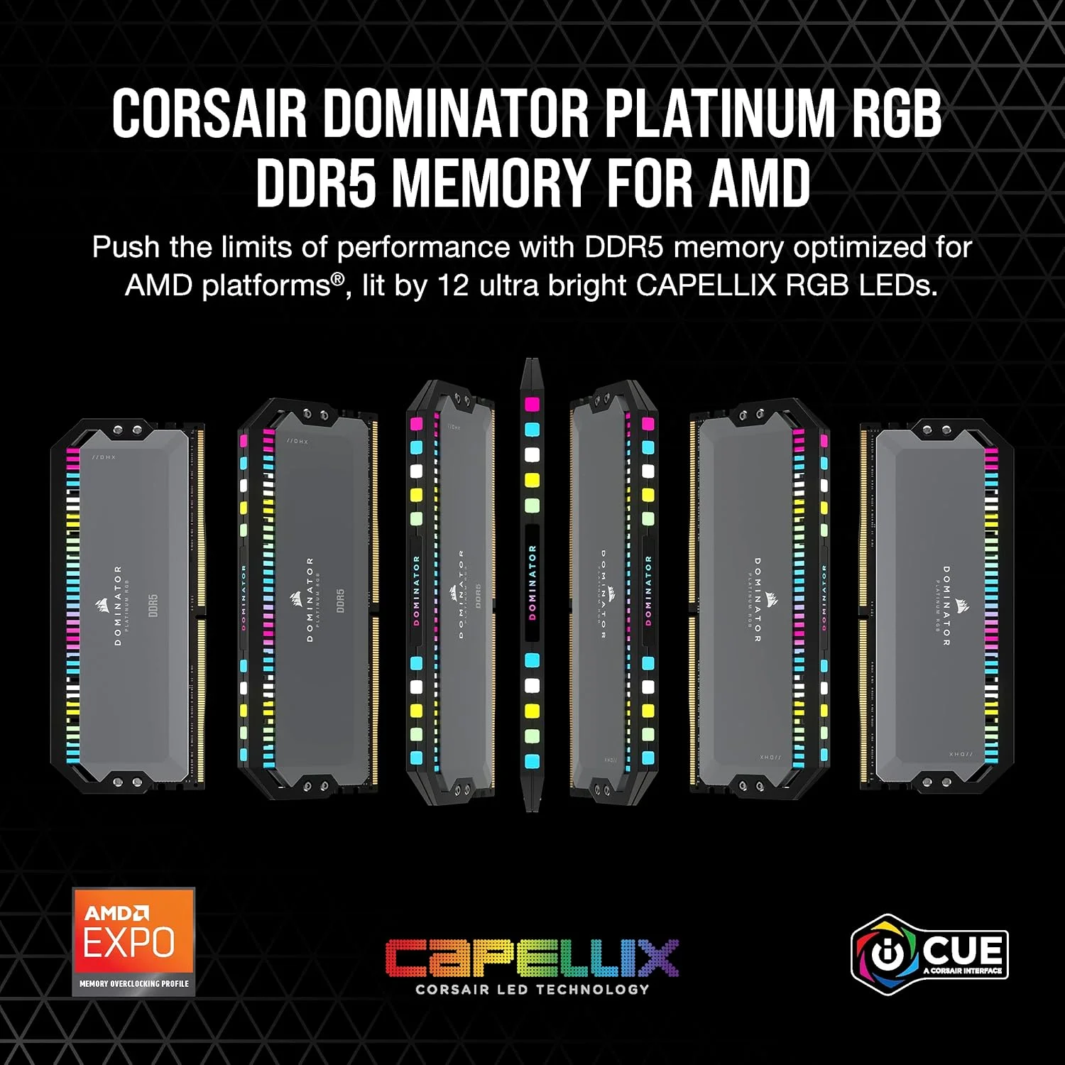 رم کامپیوتر CORSAIR DOMINATOR PLATINUM RGB DDR5 با ظرفیت 32 گیگابایت (2x16GB) DDR5 6000 CL30-36-36-76 1.4V AMD EXPO & Intel XMP - خاکستری رم کامپیوتر CORSAIR DOMINATOR PLATINUM RGB DDR5 با ظرفیت 32 گیگابایت (2x16GB) DDR5 6000 CL30-36-36-76 1.4V AMD EXPO & Intel XMP - خاکستری