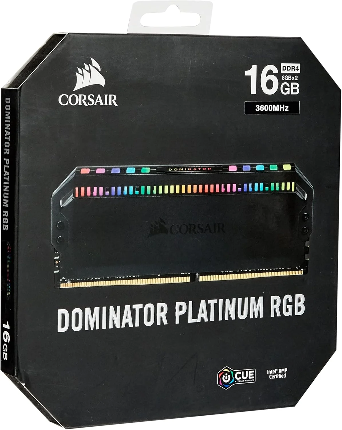 رم کورسیر DOMINATOR PLATINUM RGB 16 گیگابایت (2x8 گیگابایت) DDR4 3600 (PC4-28800) C18 1.35V - مشکی