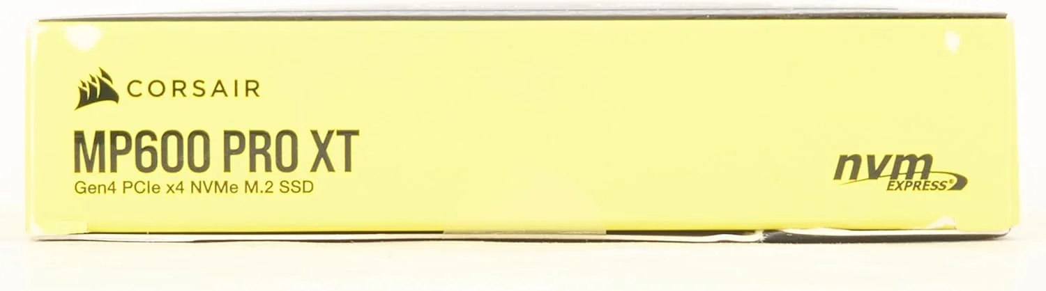 درایو SSD کورسیر MP600 PRO XT Gen4 PCIe x4 NVMe M.2 با تراکم بالا TLC NAND هیت سینک آلومینیومی M.2 2280 فرم فاکتور، مشکی، CSSD-F2000GBMP600PXT، 2000 گیگابایت