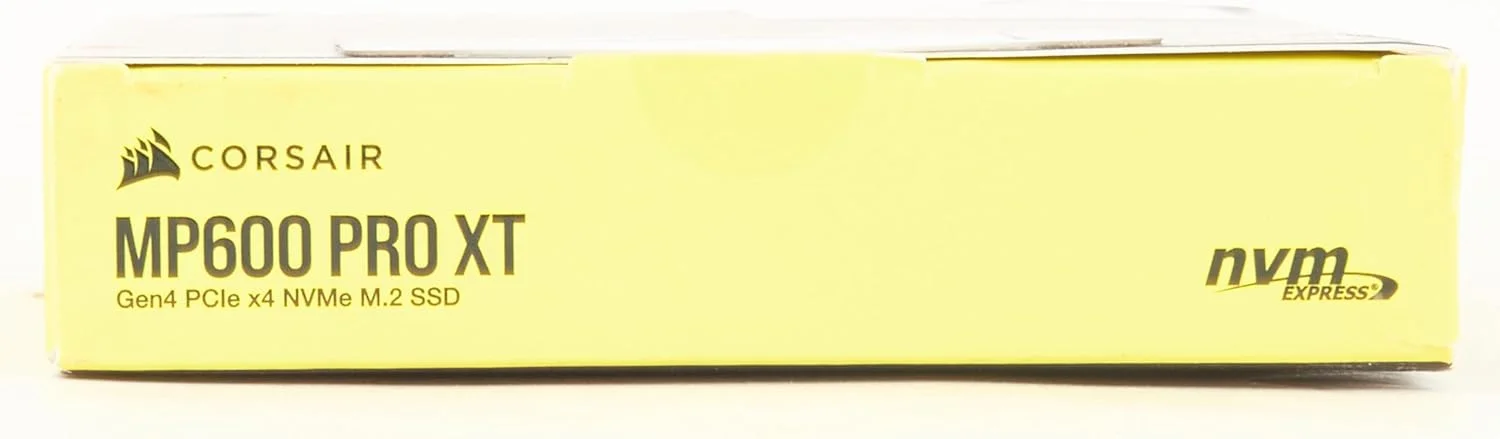 درایو SSD کورسیر MP600 PRO XT Gen4 PCIe x4 NVMe M.2 با تراکم بالا TLC NAND هیت سینک آلومینیومی M.2 2280 فرم فاکتور، مشکی، CSSD-F2000GBMP600PXT، 2000 گیگابایت