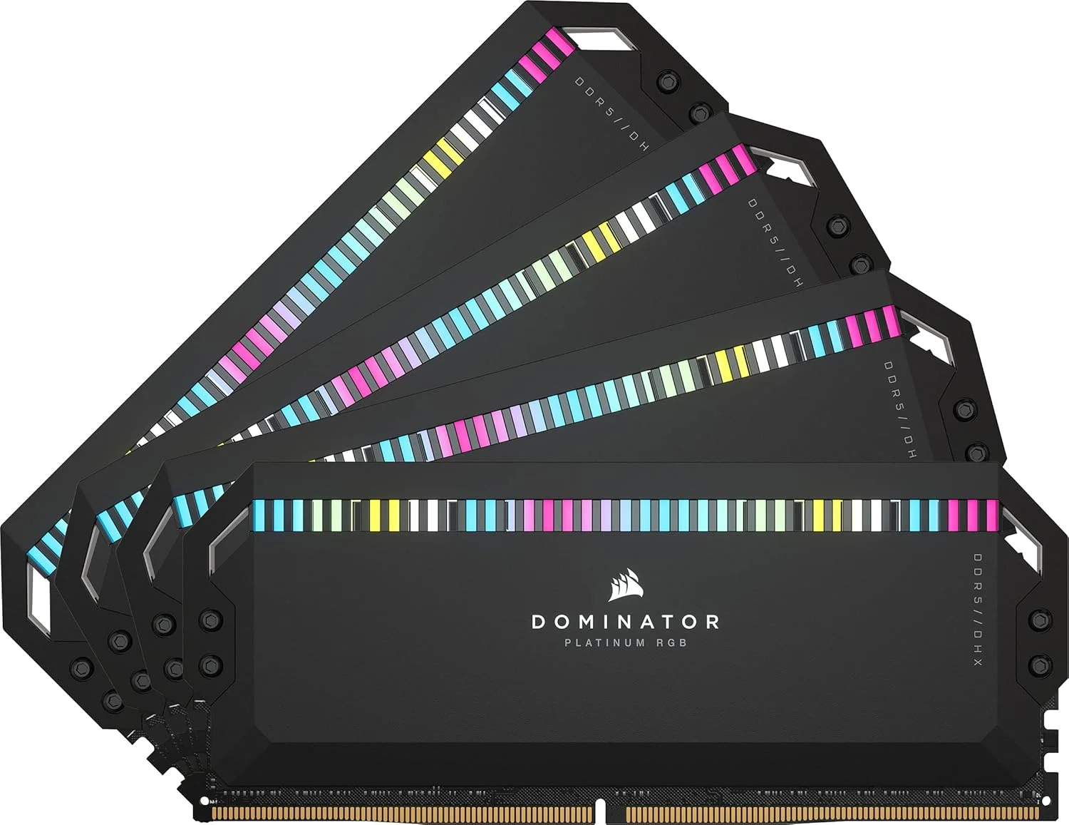 رم کورسیر DOMINATOR PLATINUM RGB DDR5 64GB (4 x 16GB) DDR5 6200 CL32-38-38-80 1.40V Intel XMP - مشکی