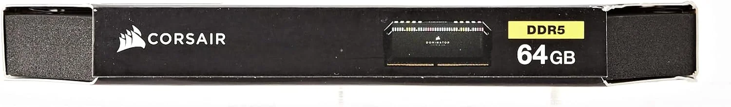رم کامپیوتر DDR5 کرسیر DOMINATOR PLATINUM RGB با ظرفیت 64 گیگابایت (2x32GB) با فرکانس 6600 مگاهرتز CL32، سازگار با Intel XMP iCUE - مشکی (CMT64GX5M2B6600C32)