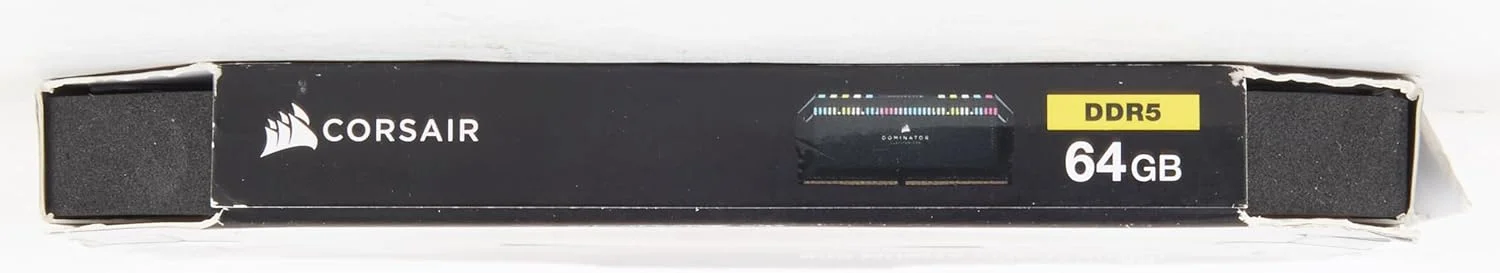 رم کامپیوتر CORSAIR DOMINATOR PLATINUM RGB DDR5 با ظرفیت 64 گیگابایت (2x32GB) و فرکانس 6800MHz CL40، سازگار با Intel XMP iCUE - مشکی (CMT64GX5M2B6800C40)