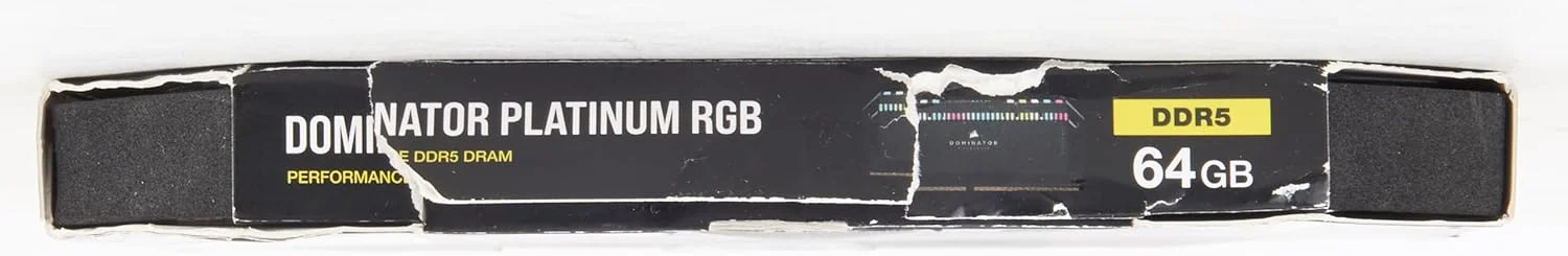 رم کامپیوتر CORSAIR DOMINATOR PLATINUM RGB DDR5 با ظرفیت 64 گیگابایت (2x32GB) و فرکانس 6800MHz CL40، سازگار با Intel XMP iCUE - مشکی (CMT64GX5M2B6800C40)
