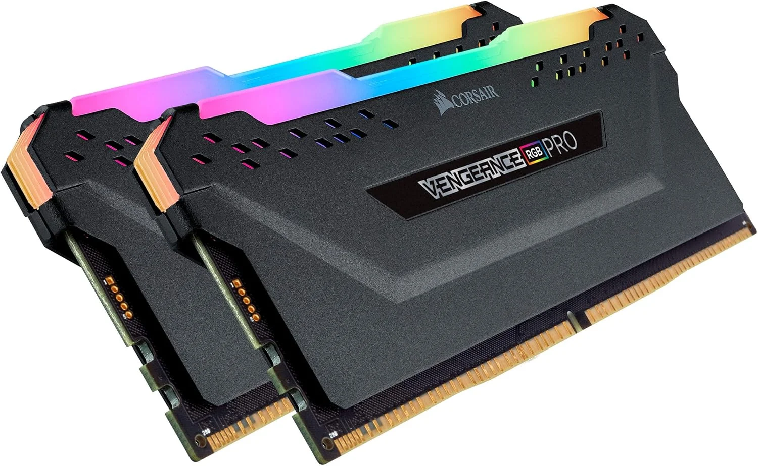 کیت افزایش نور Corsair Vengeance RGB PRO DDR4 (بدون حافظه RAM) نورپردازی RGB LED مشتاقانه - مشکی