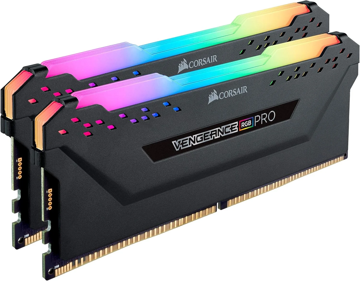 کیت افزایش نور Corsair Vengeance RGB PRO DDR4 (بدون حافظه RAM) نورپردازی RGB LED مشتاقانه - مشکی