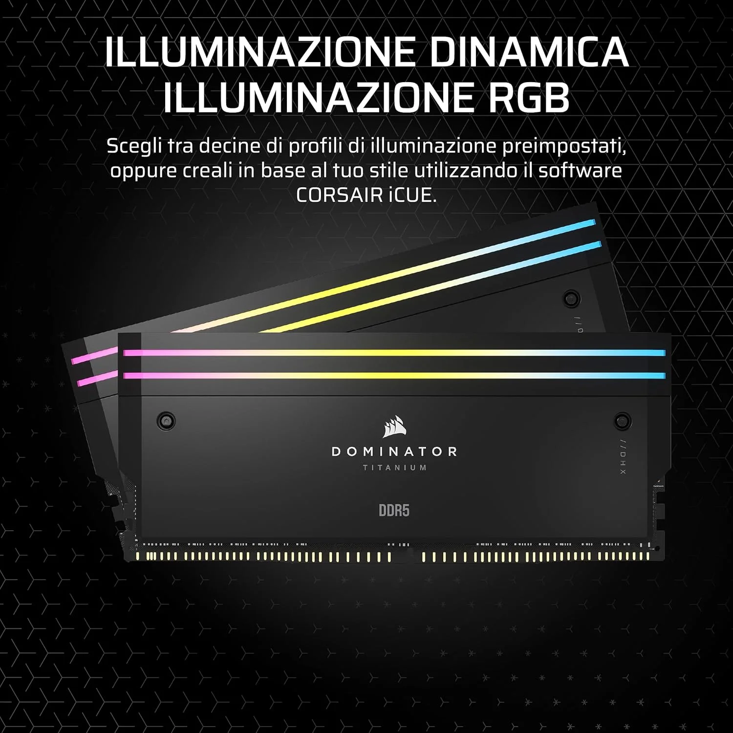 کیت ارتقاء نور RGB کرسیر DOMINATOR TITANIUM DDR5 - 2 عدد ماژول - 0 گیگابایت رم - سازگار با CORSAIR iCUE - مشکی کیت ارتقاء نور RGB کرسیر DOMINATOR TITANIUM DDR5 - 2 عدد ماژول - 0 گیگابایت رم - سازگار با CORSAIR iCUE - مشکی