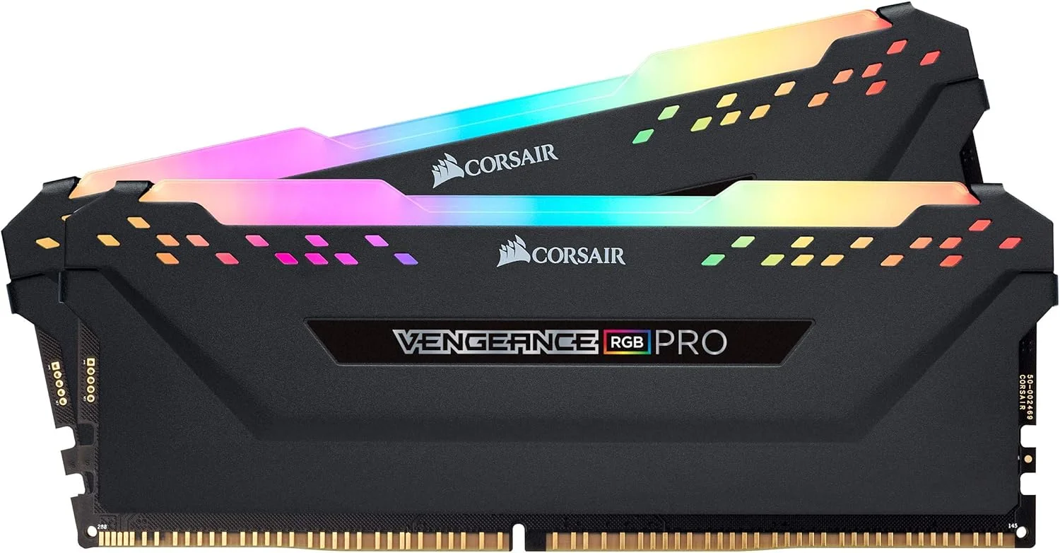 کیت افزایش نور Corsair Vengeance RGB PRO DDR4 (بدون حافظه RAM) نورپردازی RGB LED مشتاقانه - مشکی