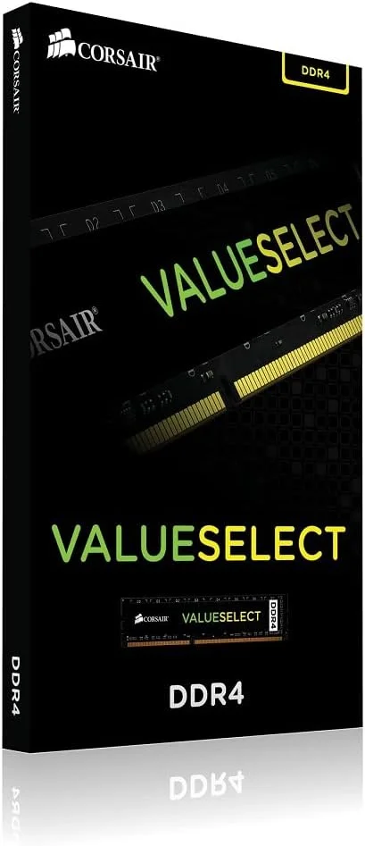 رم کامپیوتر کرسیر VALUESELECT با ظرفیت 8 گیگابایت (1x8GB) DIMM DDR4 2666 (PC4-21300) C18 1.2V رم کامپیوتر کرسیر VALUESELECT با ظرفیت 8 گیگابایت (1x8GB) DIMM DDR4 2666 (PC4-21300) C18 1.2V