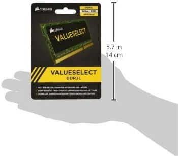رم 8 گیگابایتی کرسیر سری Value Select (1x8GB) SODIMM DDR3L 1600 (PC3-12800) C11 1.35V/1.5V مناسب لپ تاپ یا حافظه فرم فاکتور کوچک رم 8 گیگابایتی کرسیر سری Value Select (1x8GB) SODIMM DDR3L 1600 (PC3-12800) C11 1.35V/1.5V مناسب لپ تاپ یا حافظه فرم فاکتور کوچک