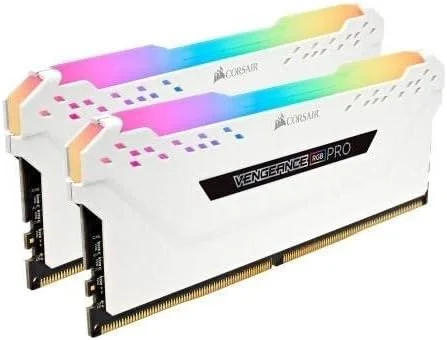 رم دسکتاپ 32 گیگابایتی (2x16 گیگابایت) Corsair Vengeance RGB Pro DDR4 3200 (PC4-25600) C16 - سفید (CMW32GX4M2E3200C16W) رم دسکتاپ 32 گیگابایتی (2x16 گیگابایت) Corsair Vengeance RGB Pro DDR4 3200 (PC4-25600) C16 - سفید (CMW32GX4M2E3200C16W)