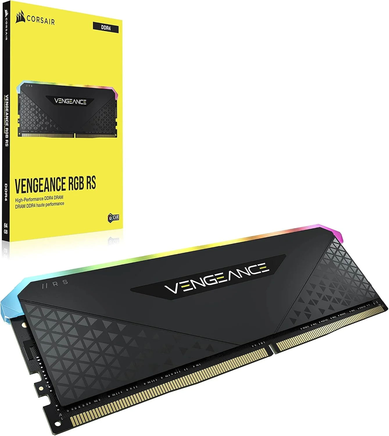 رم کورسیر VENGEANCE RGB RS با ظرفیت 8 گیگابایت (تک کاناله 8 گیگابایتی) DDR4 3600 (PC4-28800) C18 1.35V