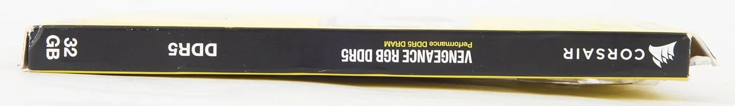رم کورسیر VENGEANCE RGB DDR5 32GB (2x16GB) 6000MHz، عملکرد DDR5 DRAM، آماده Intel XMP، مشکی