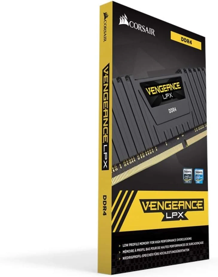 رم کامپیوتر CORSAIR VENGEANCE LPX 16GB (2x8GB) DDR4 3600 (PC4-28800) C18 1.35V - مشکی