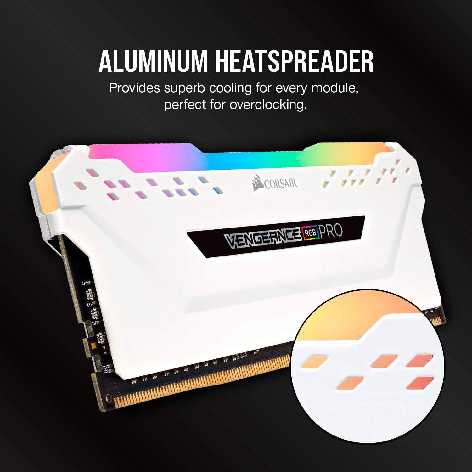 حافظه دسکتاپ کرسیر Vengeance RGB Pro 16GB 2x8GB DDR4 3200MHz C16 LED سفید، CMW16GX4M2C3200C16W حافظه دسکتاپ کرسیر Vengeance RGB Pro 16GB 2x8GB DDR4 3200MHz C16 LED سفید، CMW16GX4M2C3200C16W