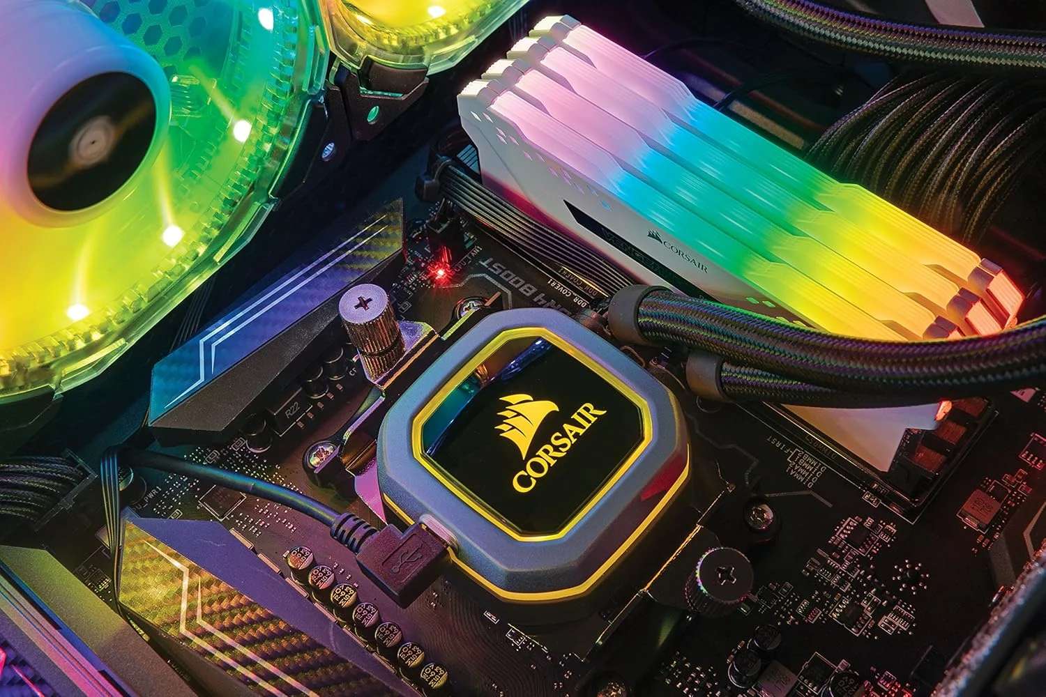 حافظه دسکتاپ کرسیر Vengeance RGB Pro 16GB 2x8GB DDR4 3200MHz C16 LED سفید، CMW16GX4M2C3200C16W حافظه دسکتاپ کرسیر Vengeance RGB Pro 16GB 2x8GB DDR4 3200MHz C16 LED سفید، CMW16GX4M2C3200C16W